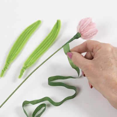 Florales Klebeband verwenden