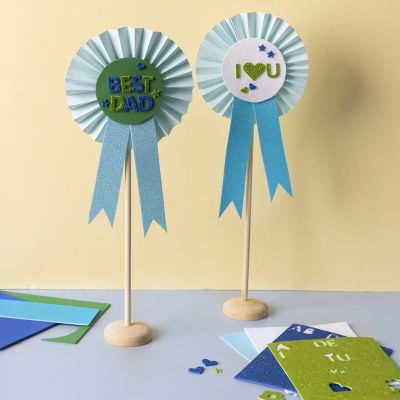 Rosette für einen besonderen Menschen